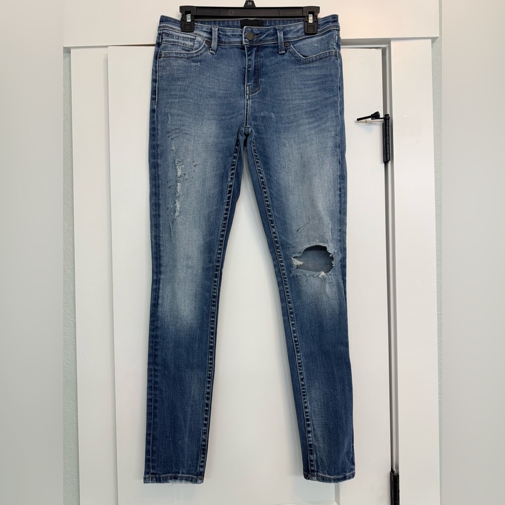 Buckle Black Fit No 53 Distressed Skinny Jeans- 27x32